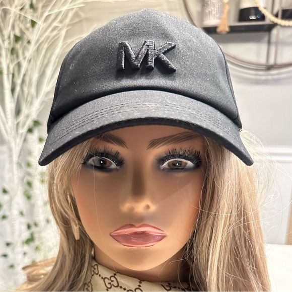 MK Letter Logo Baseball Cap NWT - Picture 1 of 5